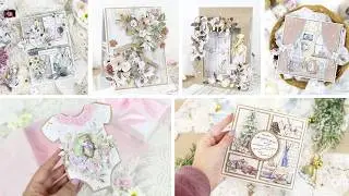 Всего лишь вырезаю картинки, а такая красота получается! 5 ИДЕЙ ОТКРЫТОК без объемного декора 👍DIY