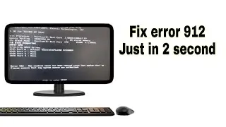 How to fix errors 912 on computer
