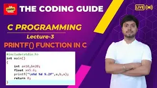 printf() function in C | Data Type Specifiers In C | BCA | B-Tech | C Language Tutorials