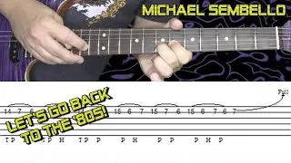 Michael Sembello - Maniac - Guitar Lesson (Solo), with Tabs!