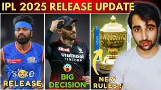 IPL 2025 News: MI RELEASE Hardik Pandya😲Faf Du Plessis Sacked from RCB? Mega Auction New Rules | KKR
