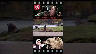 Man Battles Bear for Salmon