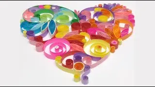 How to make a HEART - Quilling Design (V.5)