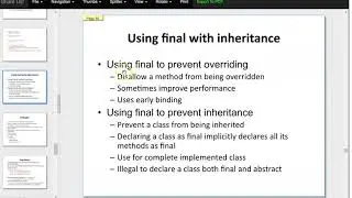 Use Of final Keyword in Java