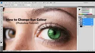 Photoshop Tutorial_How to change eye colour (Triple-D Arts)