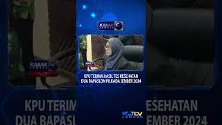 KPU TERIMA HASIL TES KESEHATAN DUA BAPASLON PILKADA JEMBER 2024 #shorts