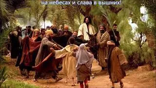 Лук.19,36-38 Въезд в Иерусалим