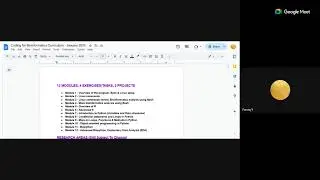 International Virtual Biocoding Orientation Cohort 2