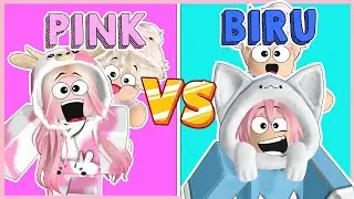 TEAM BLUE VS TEAM PINK! Roblox Indonesia