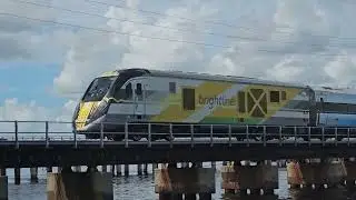 Brightline crossing St Lucie Waterway