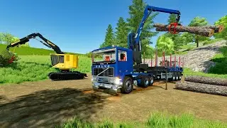 FS22 - Map Bjornholm 016🌲🫐 - Forestry, Farming and Construction - 4K