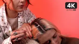 ASMR Hair Play & Scalp Exam ✨ until she actually falls asleep 💤