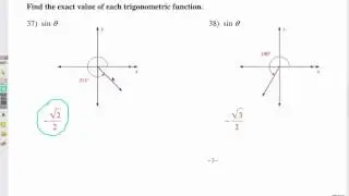 How to Use the Unit Circle: Problem Set 3