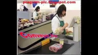 Simulation Conveyor Control For Checkout Cashier