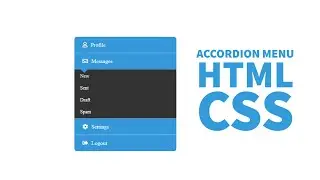 Cool Accordion Menu in HTML and CSS | Simple And Elegant