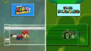 What If We Had CLEAR PIPES in 2D STYLES in Super Mario Maker 2?