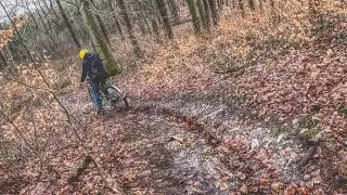 Downhill extrem mit dem MAW Hühnerschreck Fahrrad