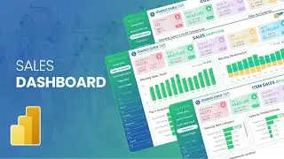 Sales Analytics Dashboard Power BI || Complete Sales Management Demo