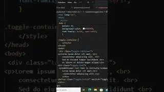 Read more toggle | HTML CSS