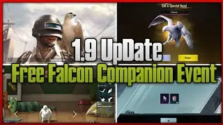Free Falcon Companion Event Bgmi 1.9 Update || Kab Aayega Free Falcon Companion Event Bgmi Main