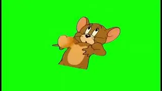 Jerry Heart Beating meme - Tom and Jerry (Green Screen)
