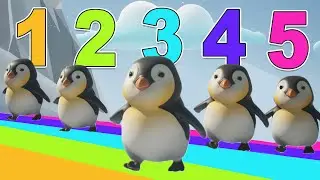 5 Küçük Penguen - 5'e Kadar Saymayı Öğreten Eğlenceli Çocuk Şarkısı
