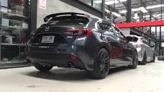 Sport Premium Tail GT [SPT] Exhaust by. MPSSHOP for Mazda3 SkyActive
