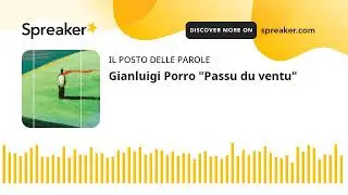 Gianluigi Porro "Passu du ventu"