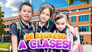 PRIMER dia DE CLASES de LOS MOLINA 😍 | CONOZCAN la NUEVA ESCUELA