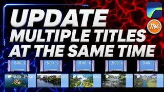 Save Time with Batch Title Editing in LumaFusion - Tutorial (iOS, Android, ChromeOS)