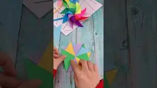 МАСТЕР КЛАСС ОРИГАМИ🪁 🚁ВЕРТУШКА | Вертушка из бумаги своими руками ! 🚁