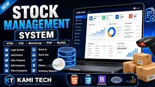 Stock Management System in PHP & MySQL |  Inventory Management Software Project | HTML CSS Bootstrap