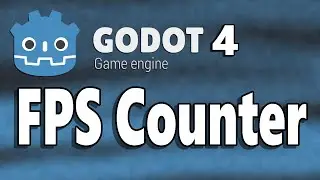 How to make an FPS counter in 1 minute with Godot 4 Tutorial