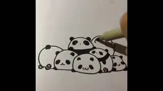 Рисуем с любовью панд