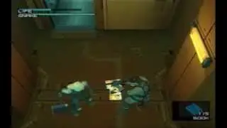 Metal Gear Solid 2 - Pissing off Snake with books
