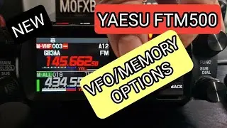 YAESU FTM500  VFO/MEMORY BUTTON ON TOP