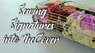 JUNK JOURNAL | Sewing in the Signatures | Episode 4