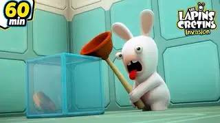 Expériences Lapins | Les Lapins Crétins Invasion🐰 | Nouvelle compilation 1H | HD