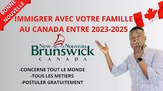 🚨 ALERTE!!! NOUVEAU PROGRAMME GRATUIT D'IMMIGRATION AU CANADA 🇨🇦 ENTRE 2023-2025 - COMMENT POSTULER