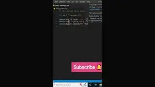Top 5 Amazing string methods in javascript #shorts #shortviral #javascript #programmerd