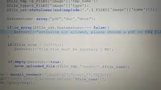 Php file upload and download