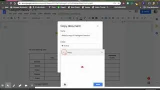 File Menu in Google Docs