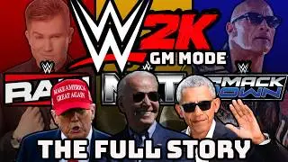 US Presidents Play WWE 2K GM Mode | THE FULL STORY