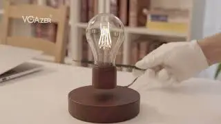 VGAzer Magnetic Levitating Floating Wireless LED || Light Bulb Desk Lamp for Unique Gifts