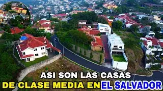 ASI SON LAS CASAS DE CLASE MEDIA EN EL SALVADOR. COLONIA SAN FRANCISCO.