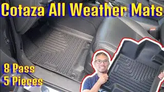 How to install Cotaza All Weather Floor Mats On A Honda Pilot