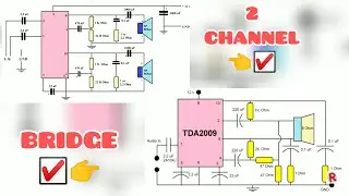 TDA2009A amplifier circuit diagram TDA2009a 2 channel TDA2009a bridge amplifier circuit diagram type