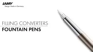 Заправка ручки LAMY ковертером