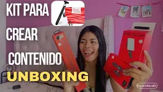 Accesorios (kit) para crear contenido 🔝Unboxing | Gianella Calle