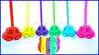 Learning Colors with Color Play Doh creating figures and shapes